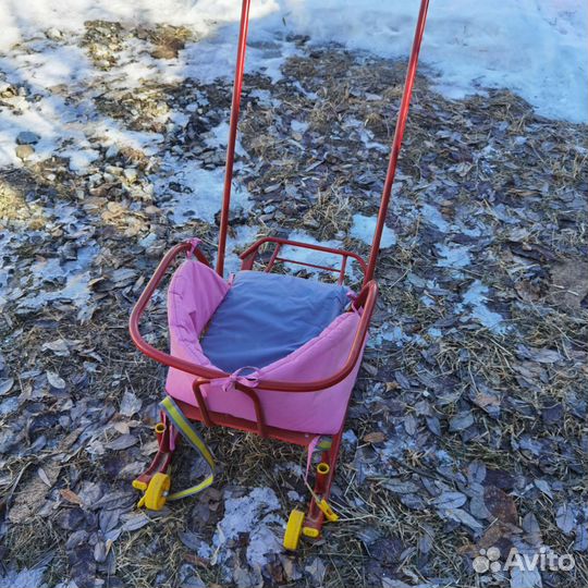 Коляска санки