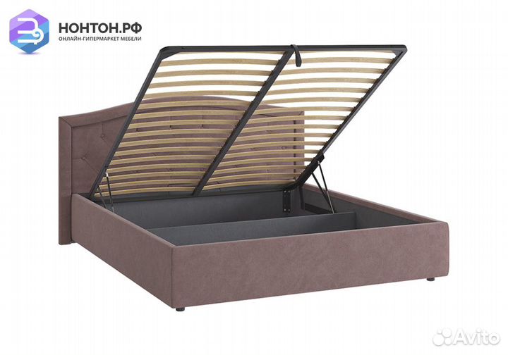 Кровать Верона 2 1.8 м светло-коричневая