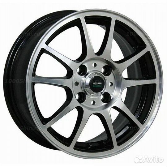 Диск 6*15 5*114,3 ET38 67,1 Megami MGM-5 BFP