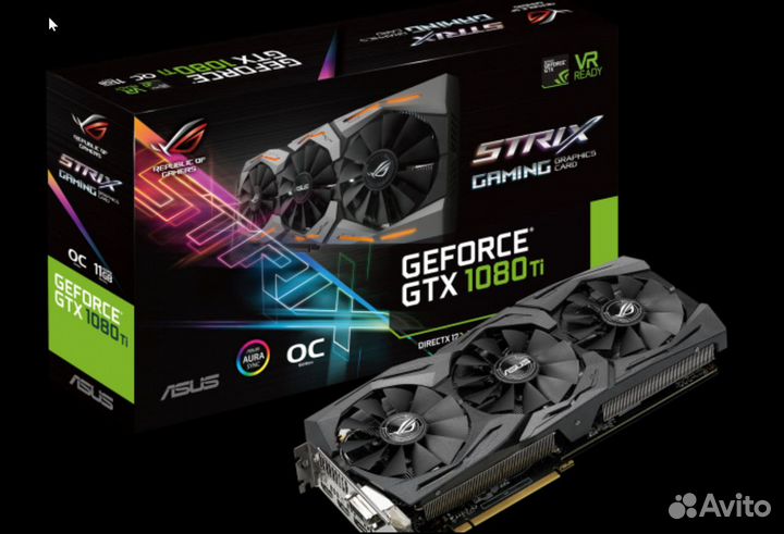 Видеокарта Asus ROG GeForce GTX 1080 Ti Strix