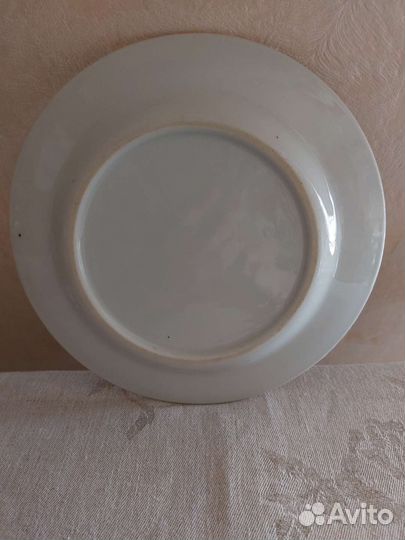 Старинная мелкая тарелка СССР (20-40гг.)