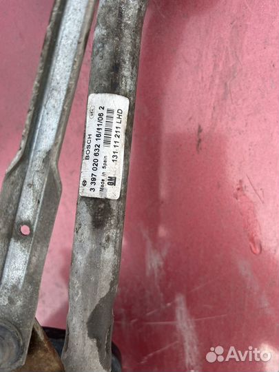 Трапеция моторчик дворников опель астра H GTC