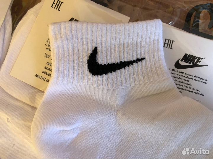 Носки nike короткие новые унисекс