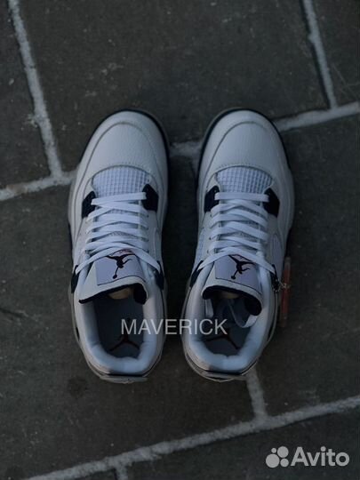 Кроссовки Nike Air Jordan 4 Retro White (40-45)