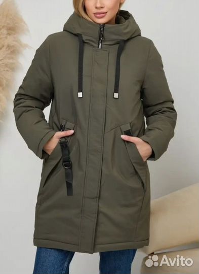 Парка куртка женская демисезон 46 размер