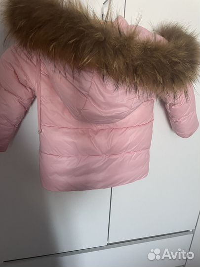 Зимний костюм для девочки 74 80