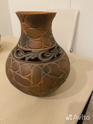 Глиняная ваза