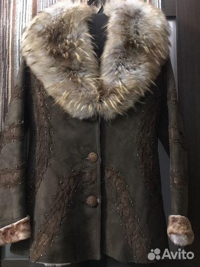 Дубленка эксклюзивная/ручная работа