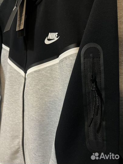 Костюм Nike Tech Fleece черный серый