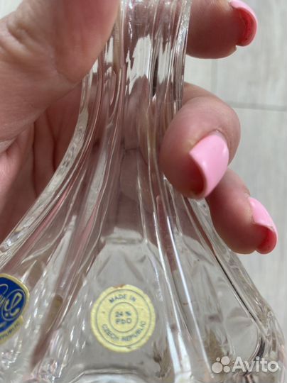 Графин хрустальный богемия