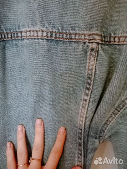 Тренч рубашка джинсовая 40-44