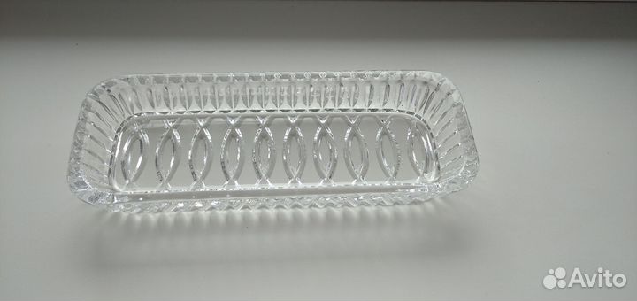 Селедочница хрусталь СССР