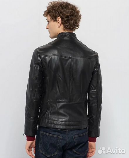 Кожаная куртка trussardi оригинал