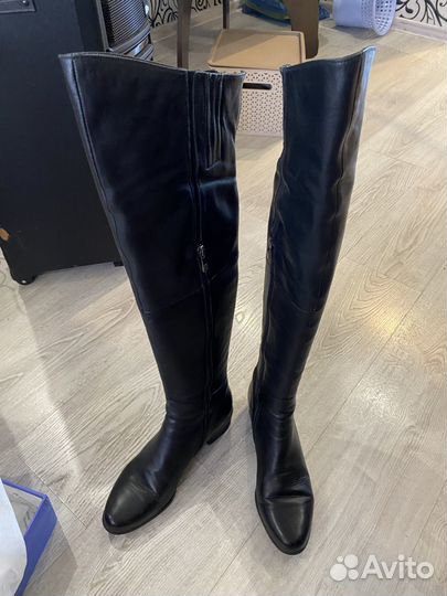 Сапоги женские натуральная кожа 40