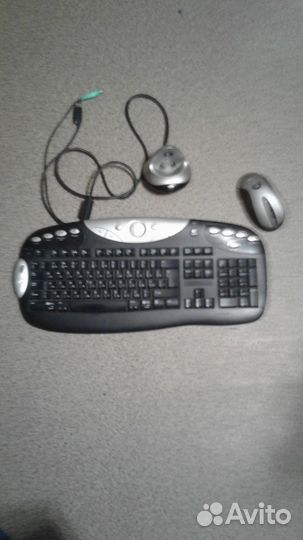 Беспроводная клавиатура и мышь Logitech