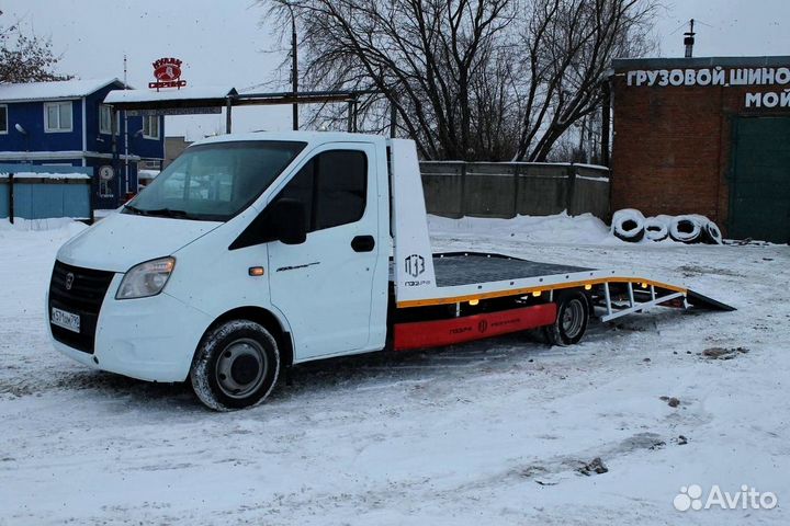 Эвакуаторная платформа (ломанного типа)