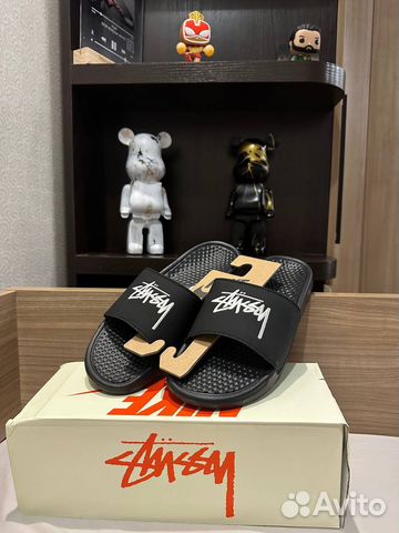 Тапочки Stussy Nike Стусси купить в Москве | Личные вещи | Авито