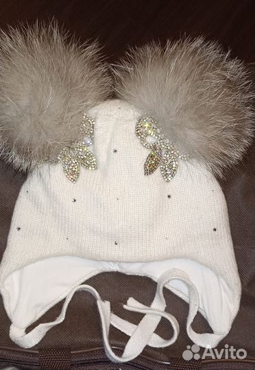 Шапка зимняя для девочки