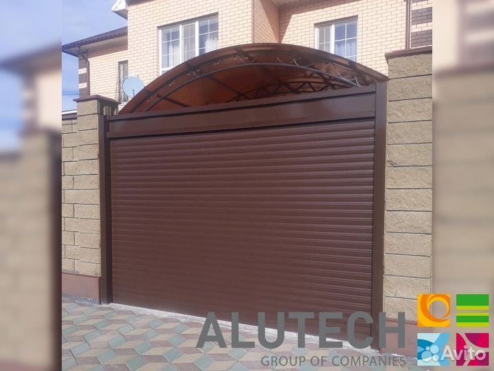 Ворота алютех роллетные