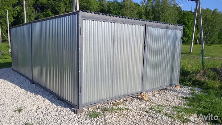 Гараж-ракушка / Пенал металлический