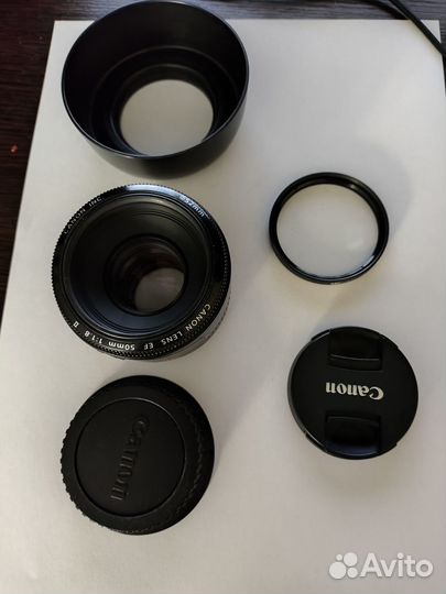 Объектив canon EF 50mm 1 8