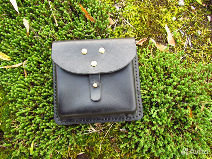 Поясная сумка кожа