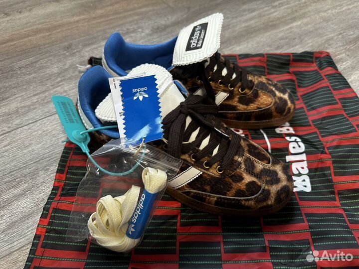 Кеды adidas samba pony x wales bonner leopard