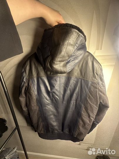 Дубленка кожаная натуральная мужская