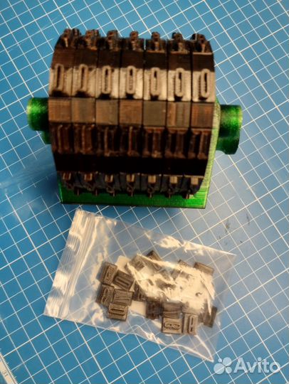 Клейматоры военные, штамп нумератор