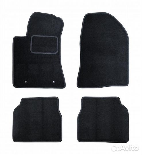 Ковры салона текстильные для chevrolet cruse (2009) comfort графит