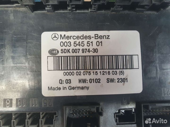 Блок предохранителей SAM задний для Mercedes W203