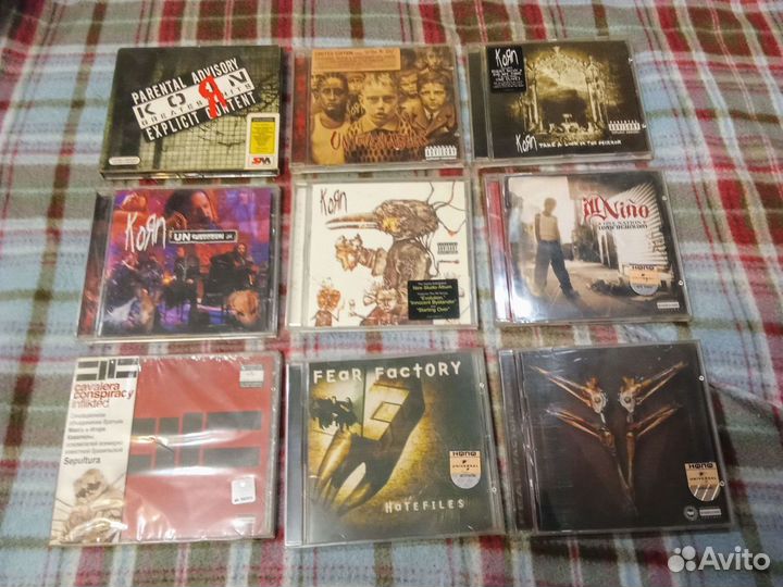 Megadeth,Korn, Slayer, Dream Theatre и другие CD