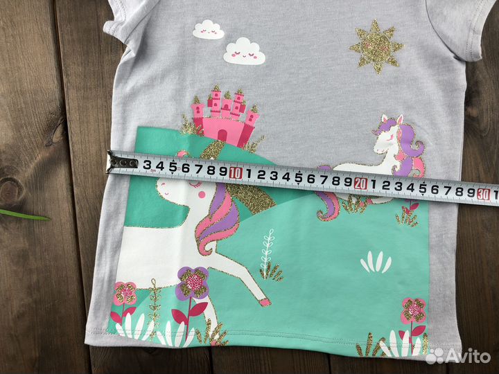 Футболка для девочки новая хлопок