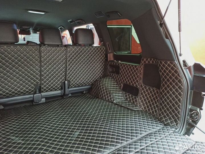 3D Коврики Lexus LX 450d Экокожа Салон Багажник