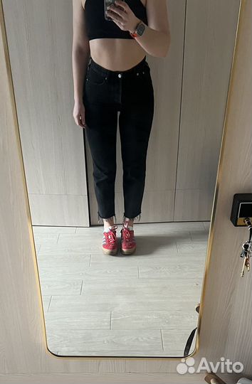 12 storeez джинсы черные mom