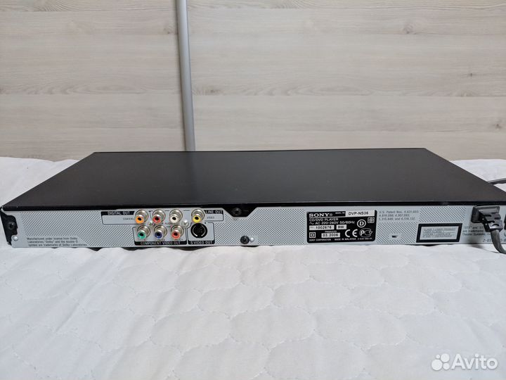 Dvd плеер Sony dvp-ns36