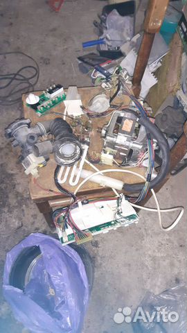 Внутренности стиральной машинки