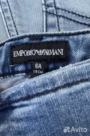 Emporio armani джинсы детские