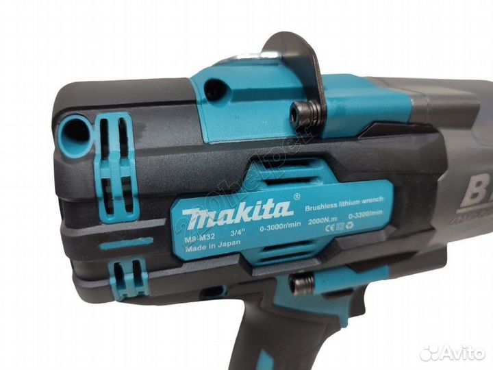 Гайковёрт ударный бесщеточный Makita на 2000N м