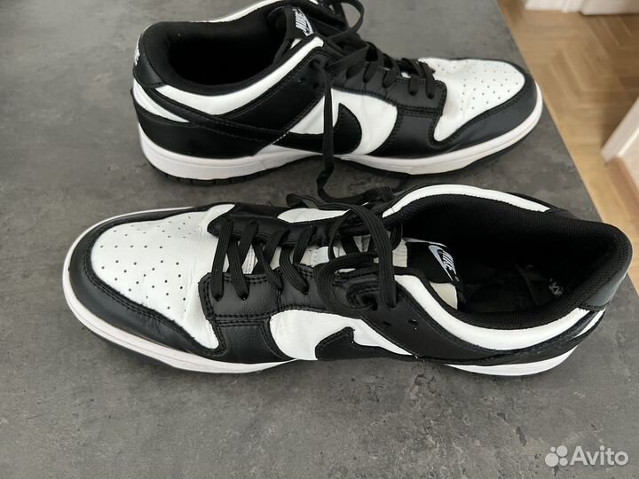 Кроссовки Nike dunk low 1 black&white