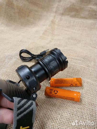Мощный фонарь 2 диода + датчик