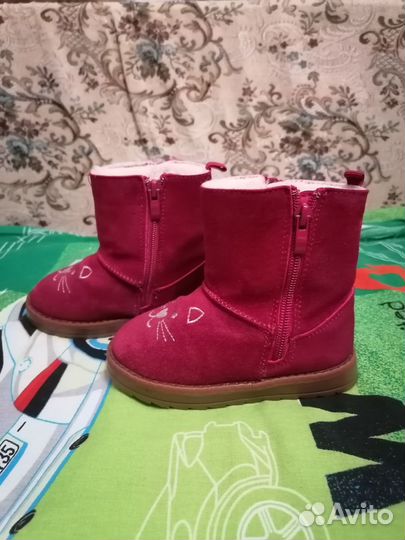 Ботинки на девочку 25 размер