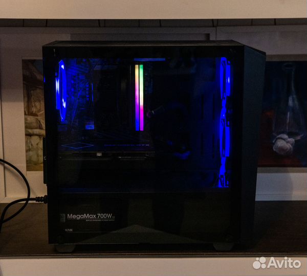 Игровой пк RTX 3060 ti, Ryzen 5 5500, 16 GB