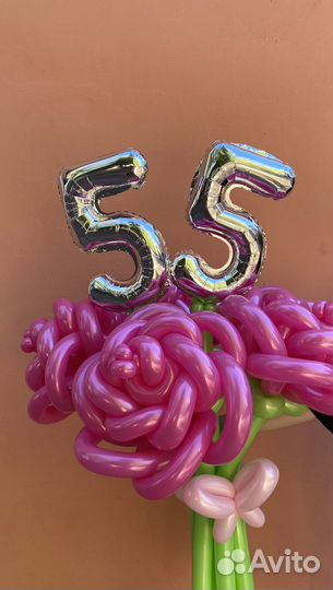 Букет роз из шаров