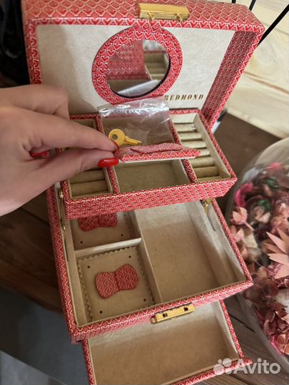 Шкатулка redmond розовая