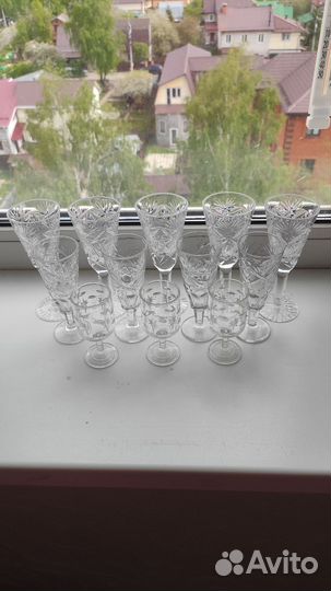 Хрустальные рюмки СССР
