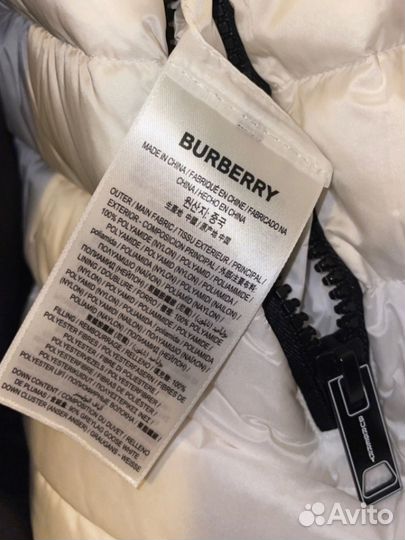Женский пуховик burberry оригинал