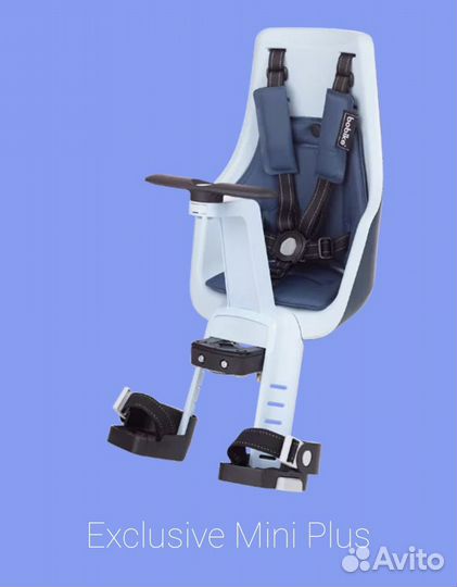 Детское велокресло с ветровым стеклом bobike