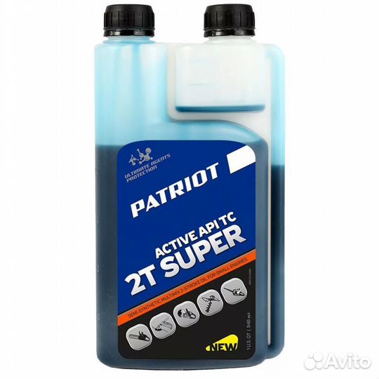 Масло 2-х тактное с дозатором patriot #185058