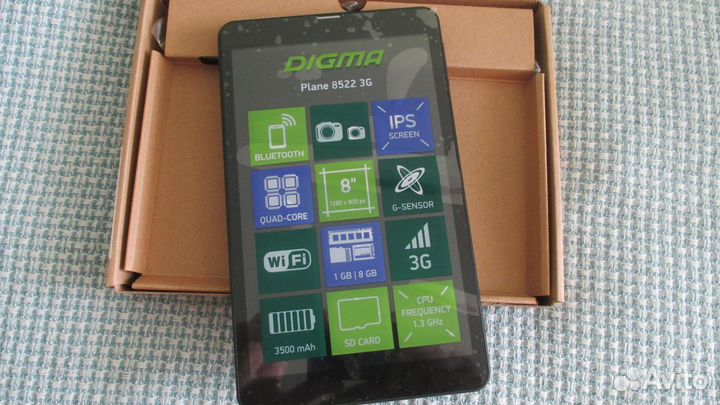 Планшет Digma Plane 8522 3G